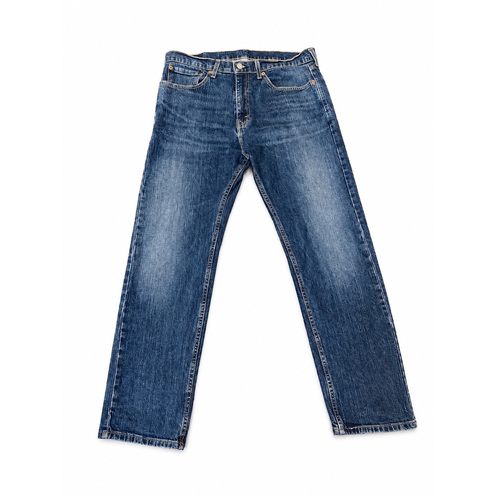 Levis 505 Regular Fit Jeans Men's 34x30 Blue Medium‎ Wash Straight Leg Denim